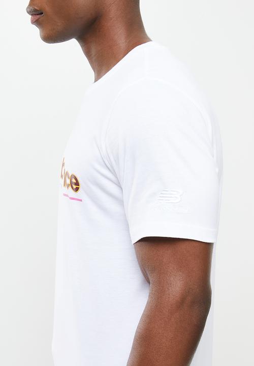 New Balance  - Nb athletics higher learning tee - white