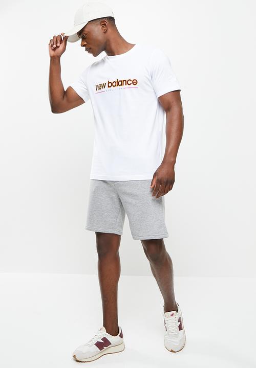 New Balance  - Nb athletics higher learning tee - white