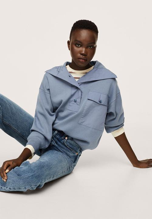 MANGO - Sweater tom - medium blue