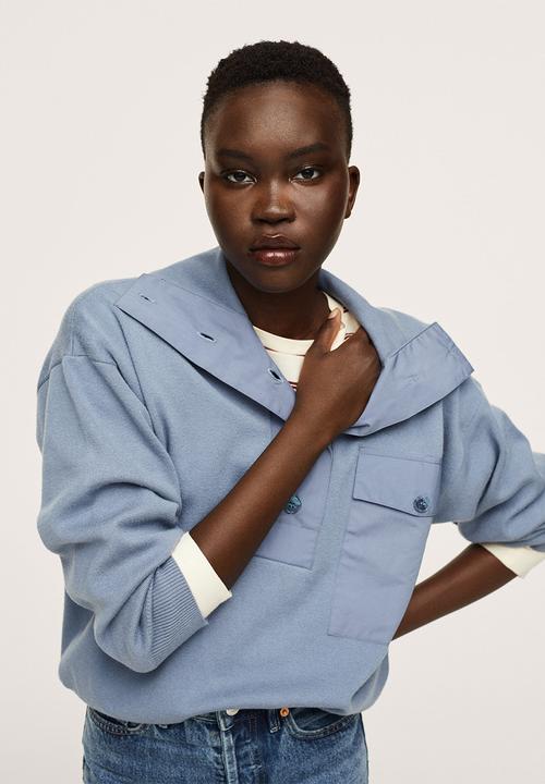 MANGO - Sweater tom - medium blue