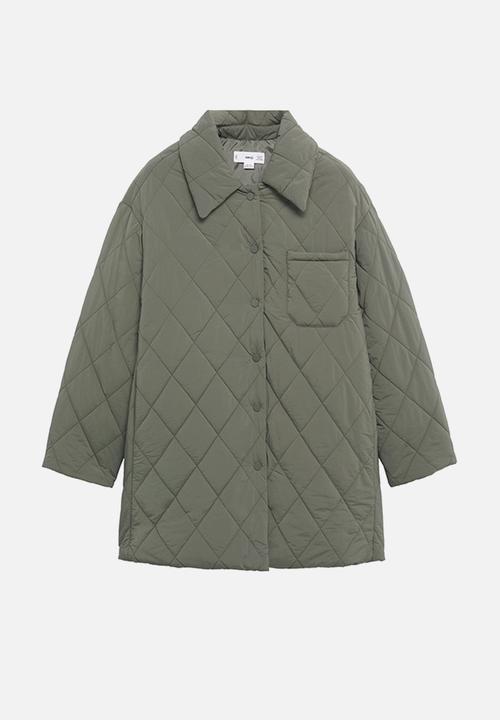 MANGO - Anorak frozen - beige/khaki