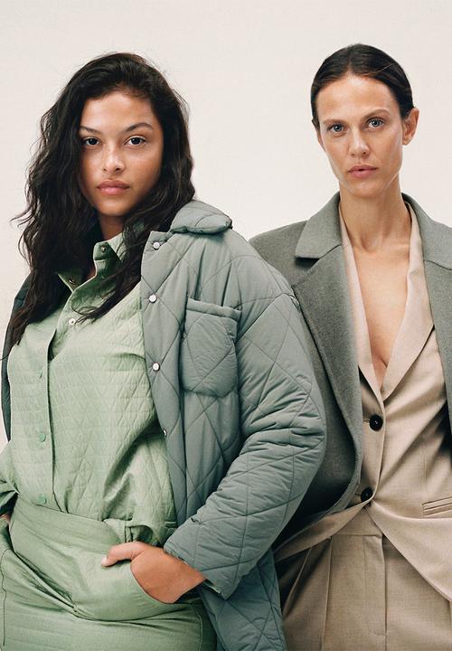 MANGO - Anorak frozen - beige/khaki