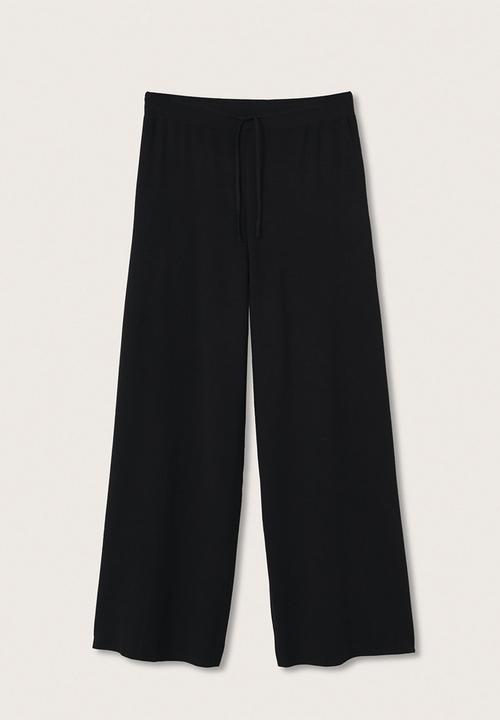 MANGO - Trousers kobi - black