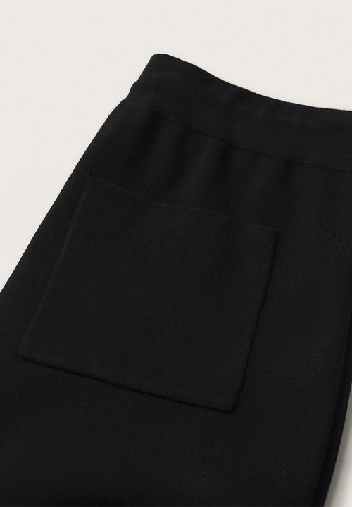 MANGO - Trousers kobi - black