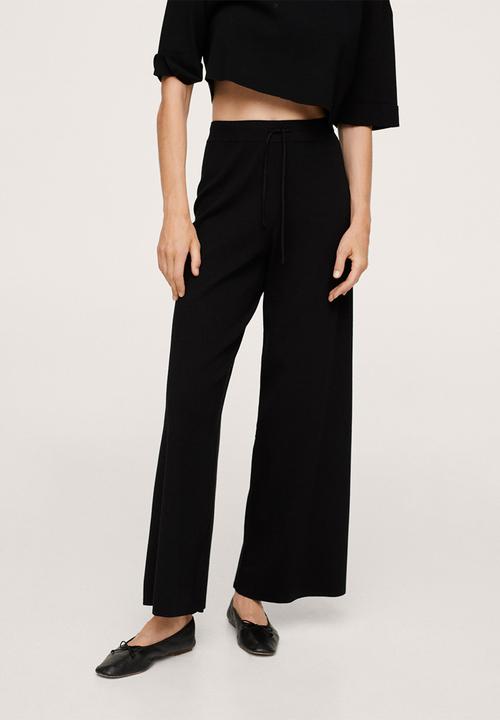 MANGO - Trousers kobi - black