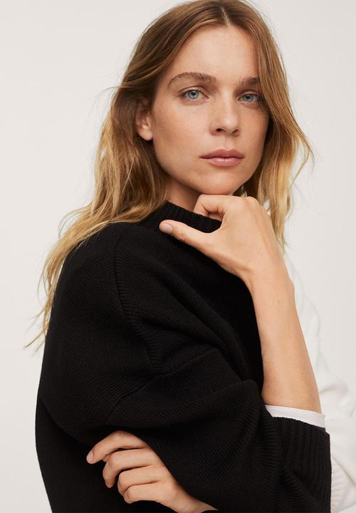 MANGO - Sweater planner2 - black