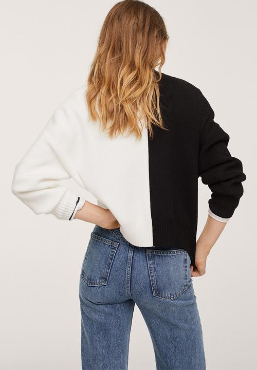 MANGO - Sweater planner2 - black