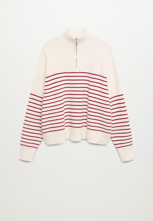MANGO - Sweater rizonr - red