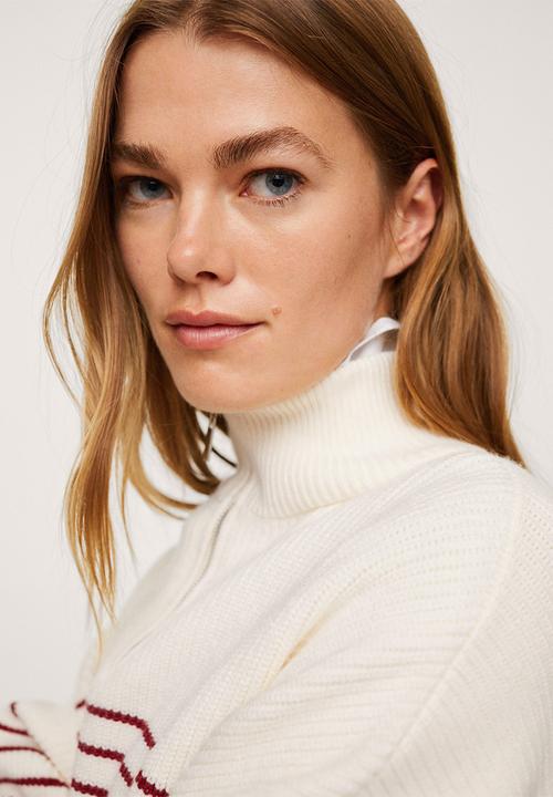 MANGO - Sweater rizonr - red