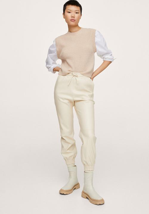 MANGO - Sweater leonor - light pastel grey
