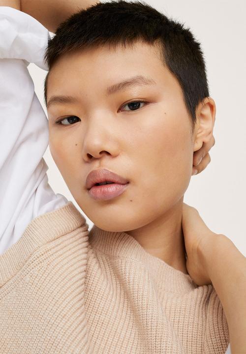 MANGO - Sweater leonor - light pastel grey