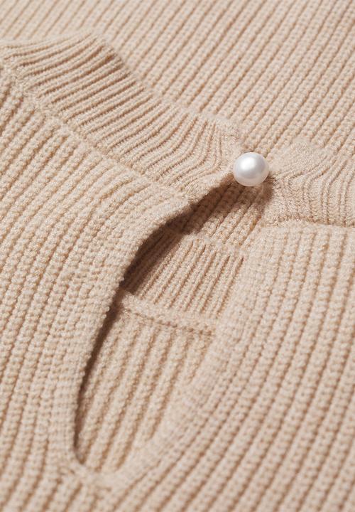 MANGO - Sweater leonor - light pastel grey
