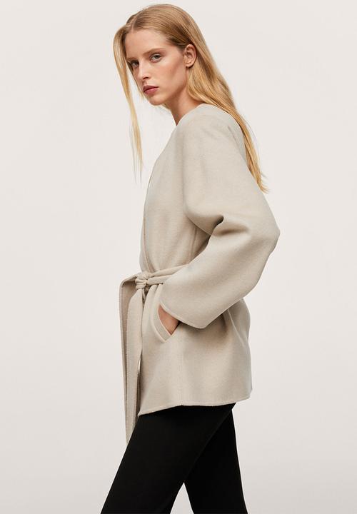 MANGO - Jacket forget - light beige
