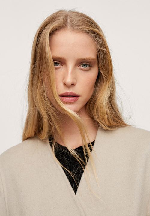 MANGO - Jacket forget - light beige