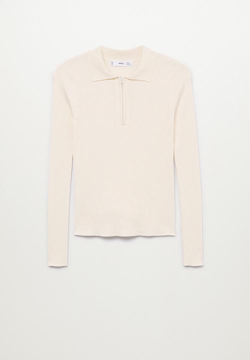 MANGO - Sweater stairs - light beige
