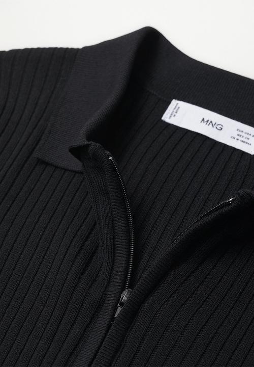 MANGO - Sweater stairs - black