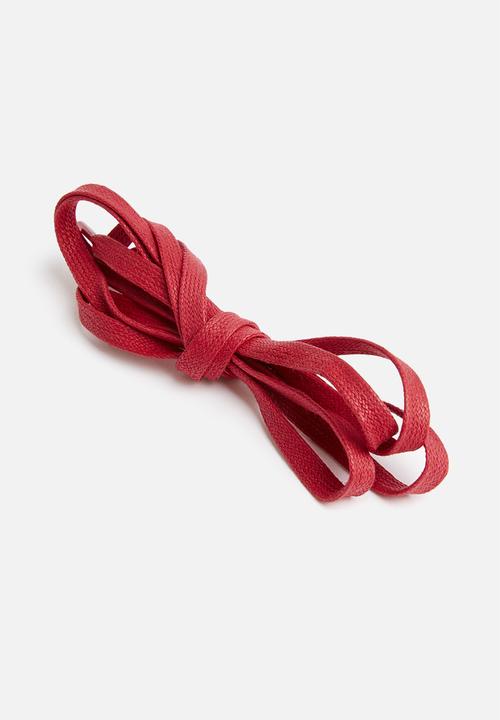 Binder - Waxed shoe laces 80cm - red