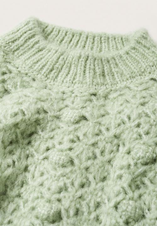 MANGO - Sweater raim - green