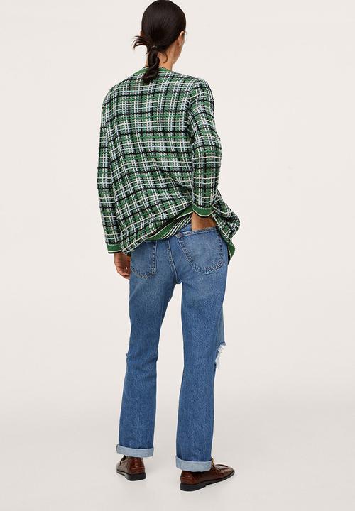 MANGO - Cardigan casiragi - green