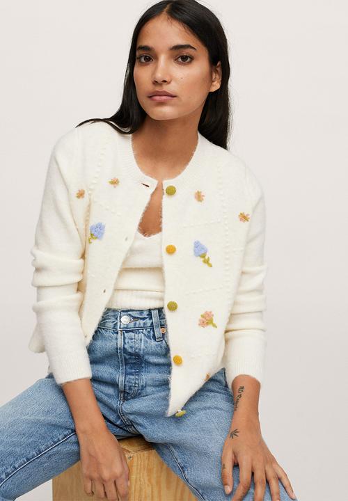 MANGO - Cardigan spring - light beige