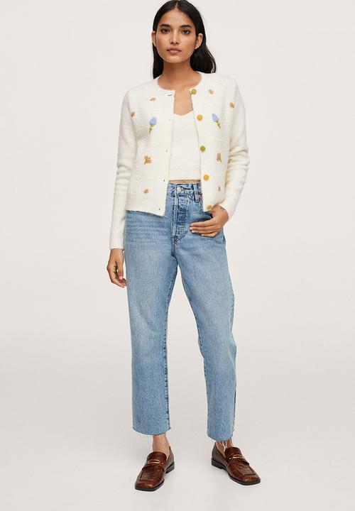 MANGO - Cardigan spring - light beige
