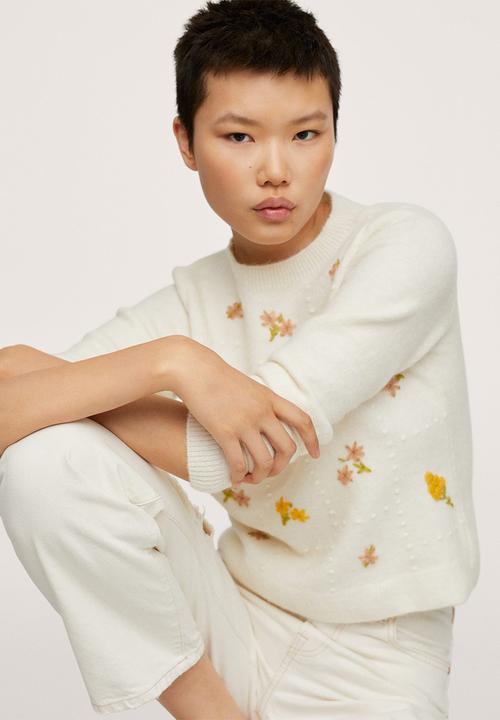MANGO - Sweater spring - light beige