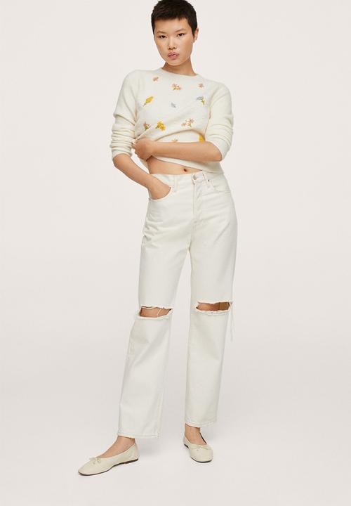 MANGO - Sweater spring - light beige