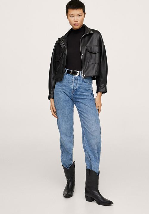 MANGO - Jacket bohemian - black
