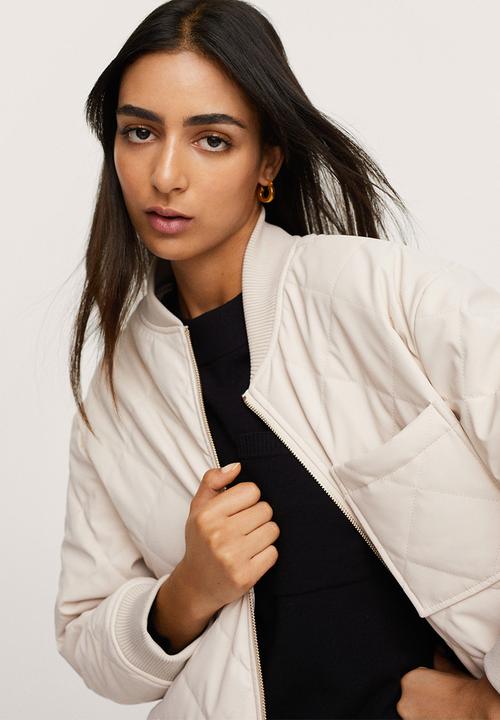 MANGO - Jacket mathilde - light beige