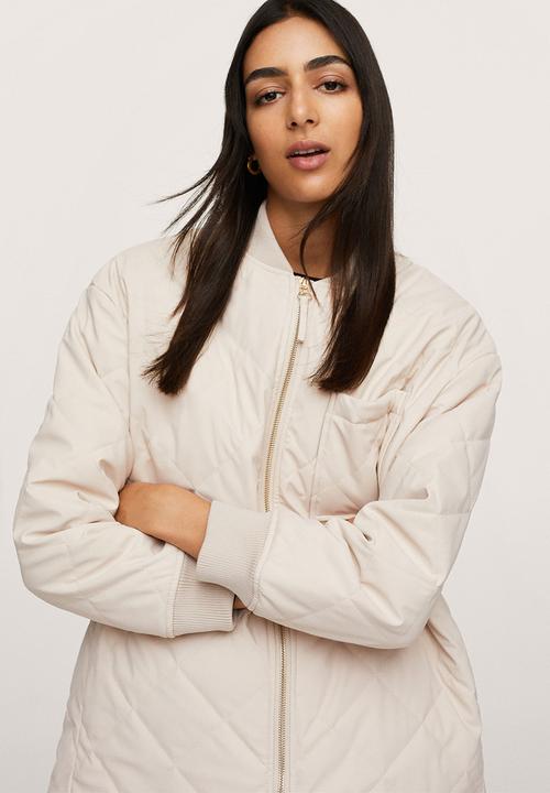 MANGO - Jacket mathilde - light beige