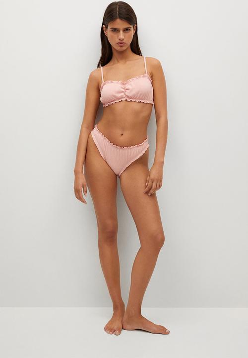 MANGO - Bikini top estela - light/pastel pink