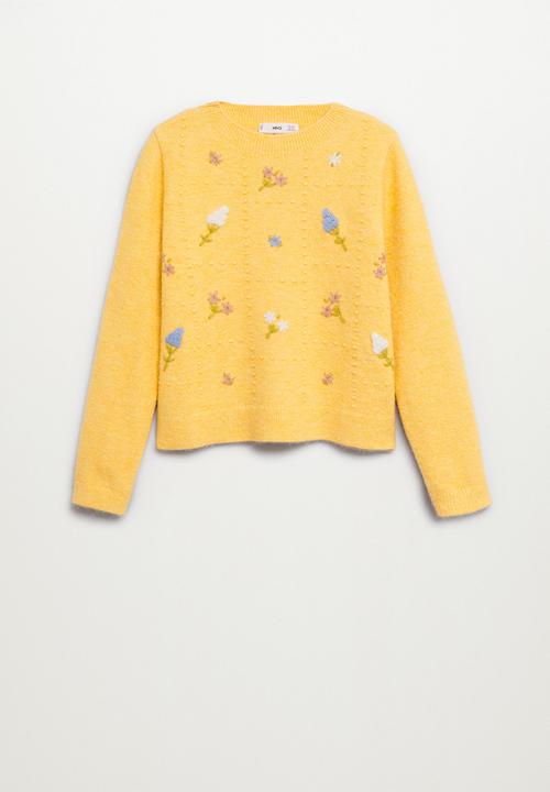 MANGO - Sweater spring - medium yellow