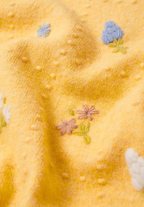 MANGO - Sweater spring - medium yellow