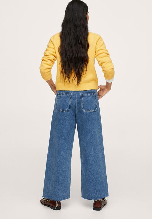 MANGO - Sweater spring - medium yellow