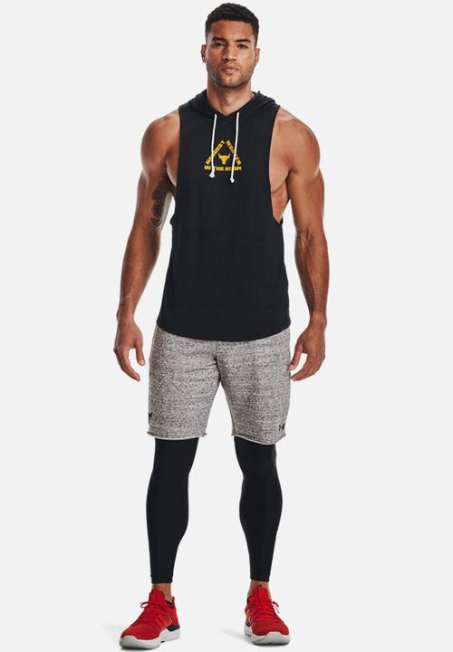 Under Armour - UA Project Rock Terry shorts - grey