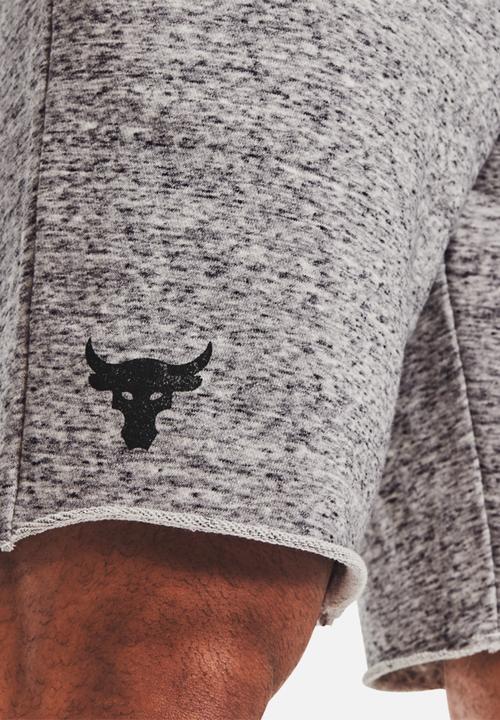 Under Armour - UA Project Rock Terry shorts - grey