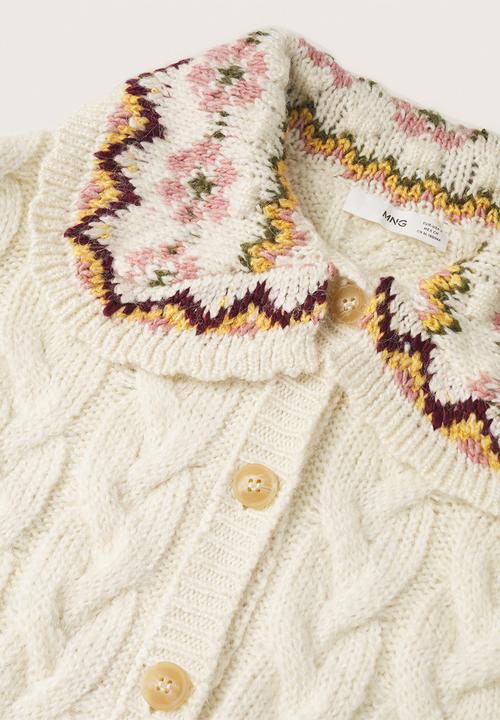 MANGO - Cardigan teodora - light beige
