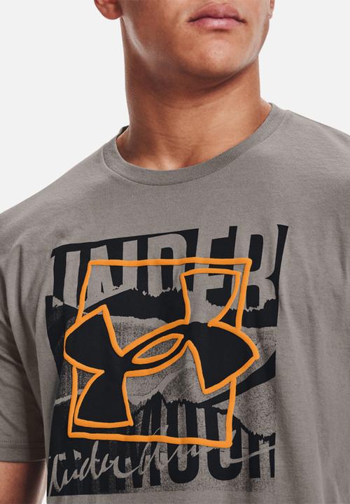 Under Armour - Ua boxed symbol outline short sleeve - dark grey