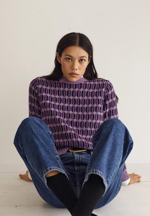MANGO - Sweater alyssa - medium purple