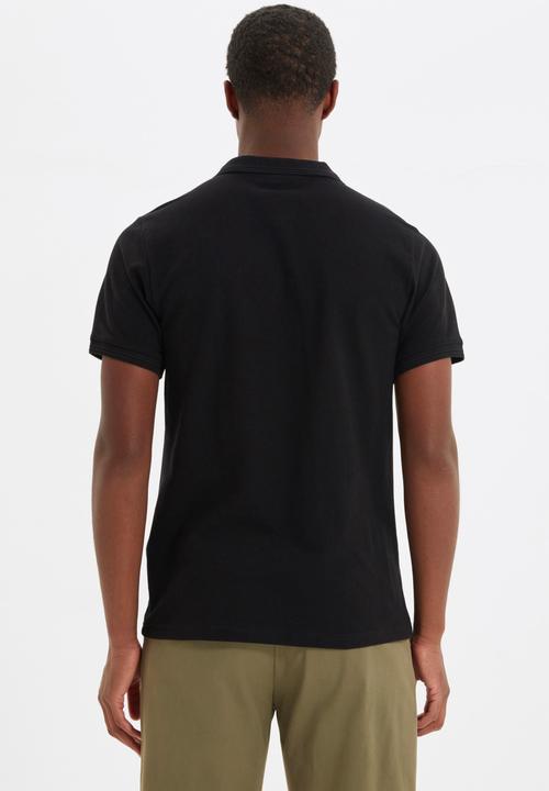 Trendyol - 3 Button placket golfer - black
