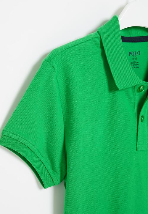 POLO - Boys austin ss golfer - green
