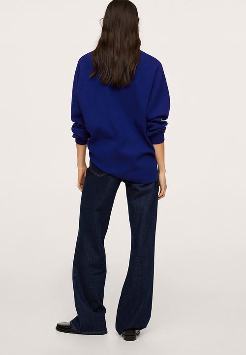 MANGO - Sweater lotus - medium blue
