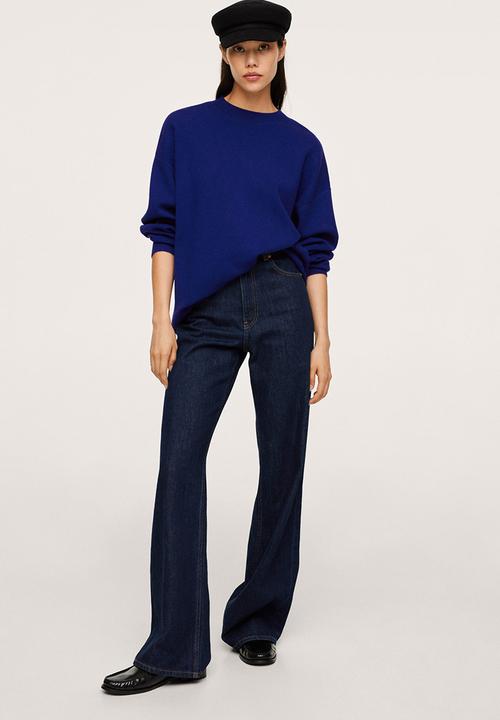 MANGO - Sweater lotus - medium blue
