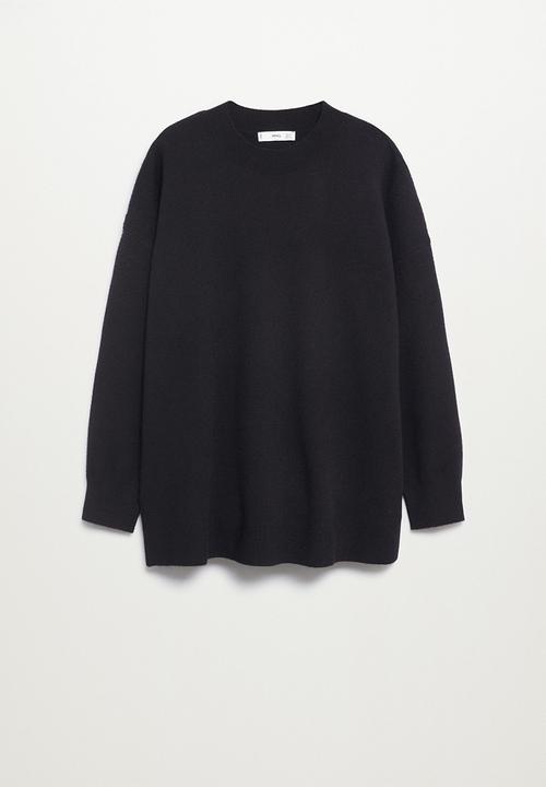 MANGO - Sweater lotus - black