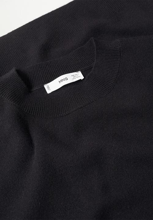MANGO - Sweater lotus - black