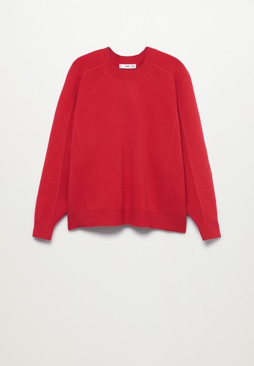 MANGO - Sweater sporter - red