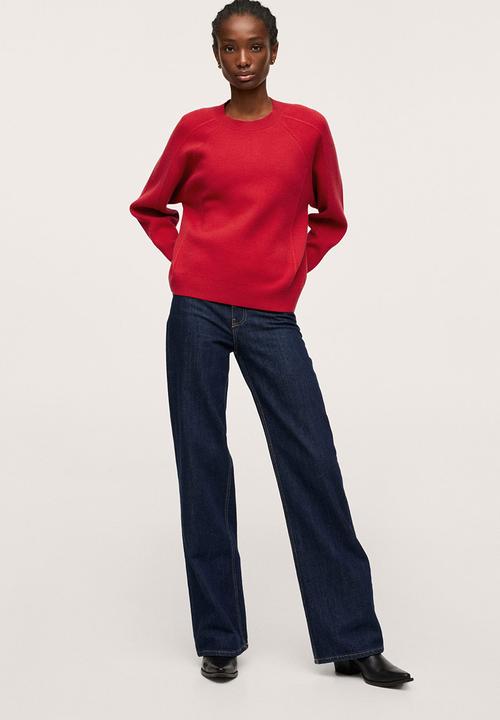 MANGO - Sweater sporter - red
