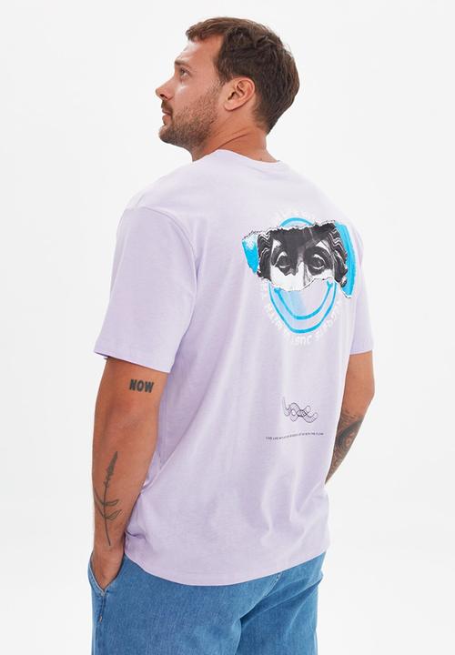 Trendyol - Smiley back print tee - lilac