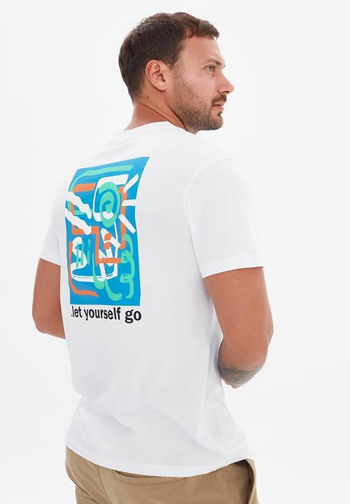 Trendyol - Let yourself go printed tee - white