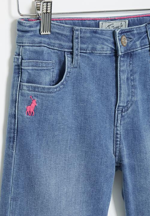 POLO - Girls pjc vivian denim short - light wash